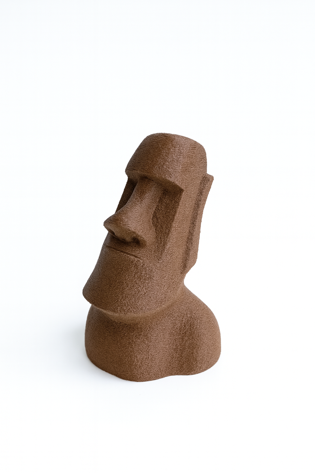 Moai Dekoratif Heykel – Kahverengi